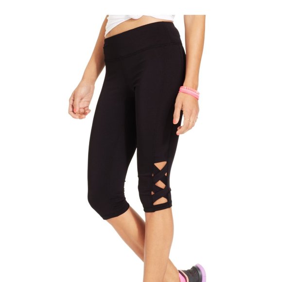 Material Girl Pants - NWT - Women's Black Active Wear Leggings